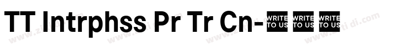 TT Intrphss Pr Tr Cn字体转换 TT Intrphss Pr Tr Cn字体转换